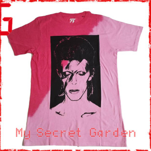 David Bowie - Aladdin Sane Official T Shirt Wash Collection ( Men S ) ***READY TO SHIP from Hong Kong***